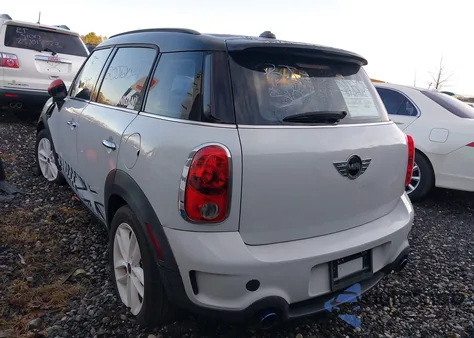 2013 Mini Countryman Cooper S из США, поврежденный, VIN WMWZC3C57DWP51118